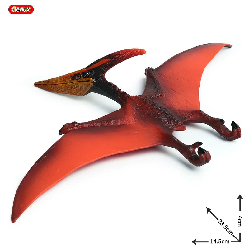 Oenux Jurassic Dinosaur Figurines T-Rex Velociraptor Spinosaurus Dilophosaurus Animal Model Action Figures Collection Kid Toy