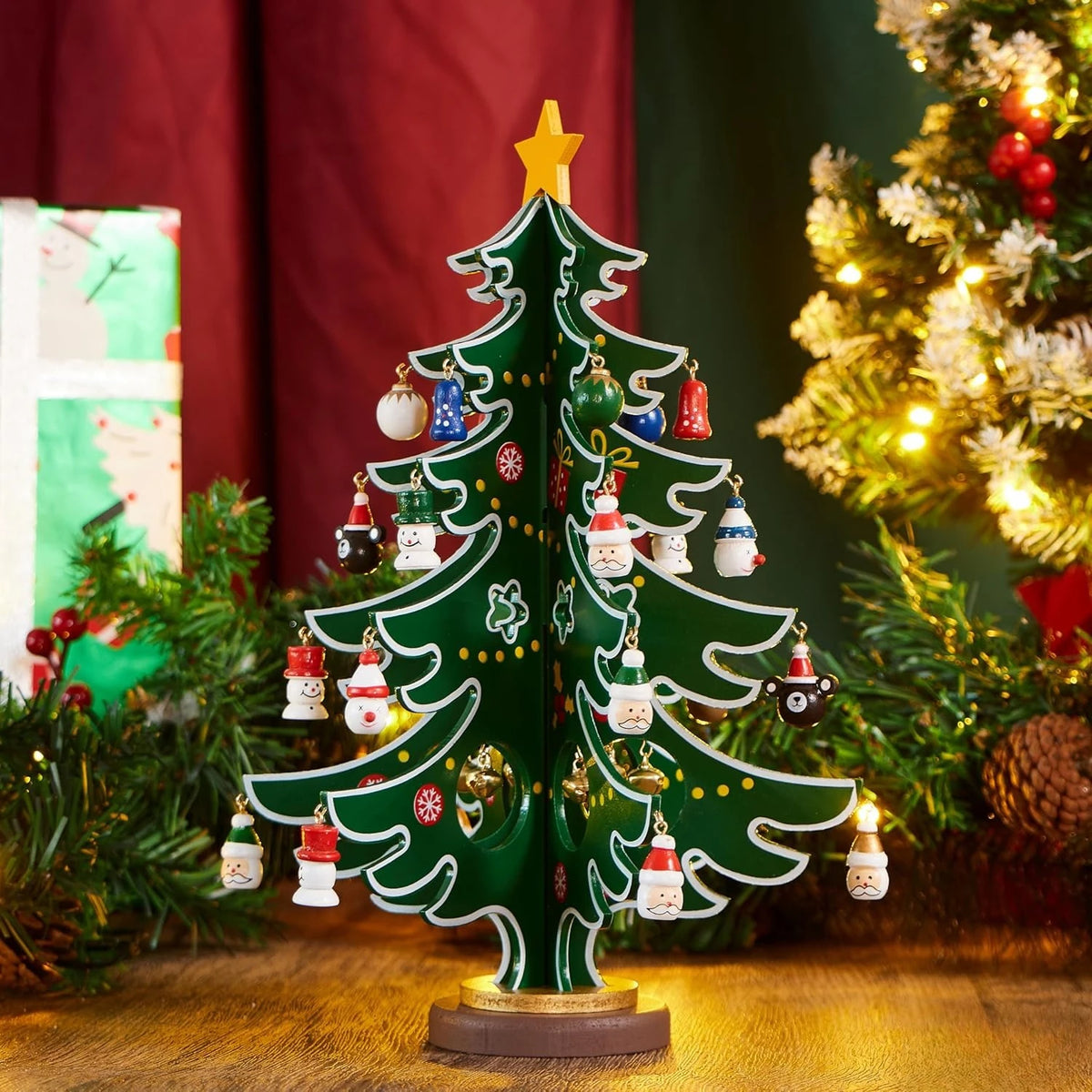 Christmas Tree Ornament Advent Calendar – 24 Countdown Ornaments for Kids