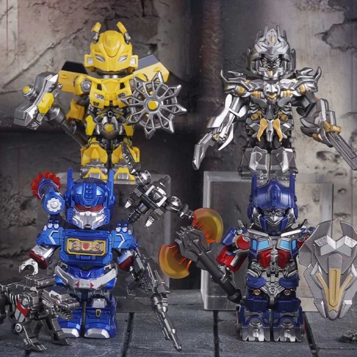 BRICKMAN Transform Building Blocks Robot Optimus Mini Action Figure Toys