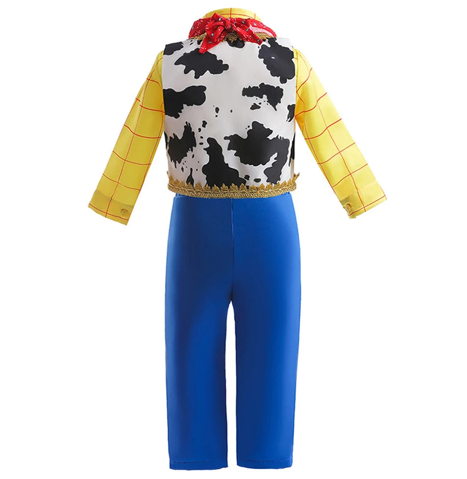 Woody Dress Up Costume Kids Jessie BoPeep Cosplay Dress Girls Halloween Carnival Party Fancy Sets Stage Performance Outfits