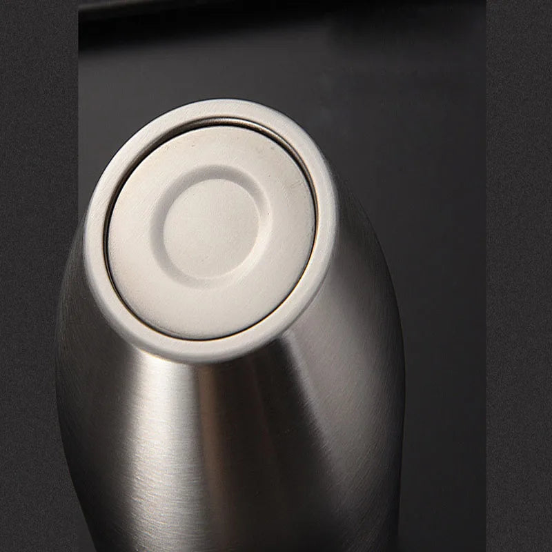 12OZ Wine seal Cover Custom Logo Mug Vacuum Insulated Thermos Garrafa Termica  Egg Shape Coffee Tumbler  Wine Beer  With Lid