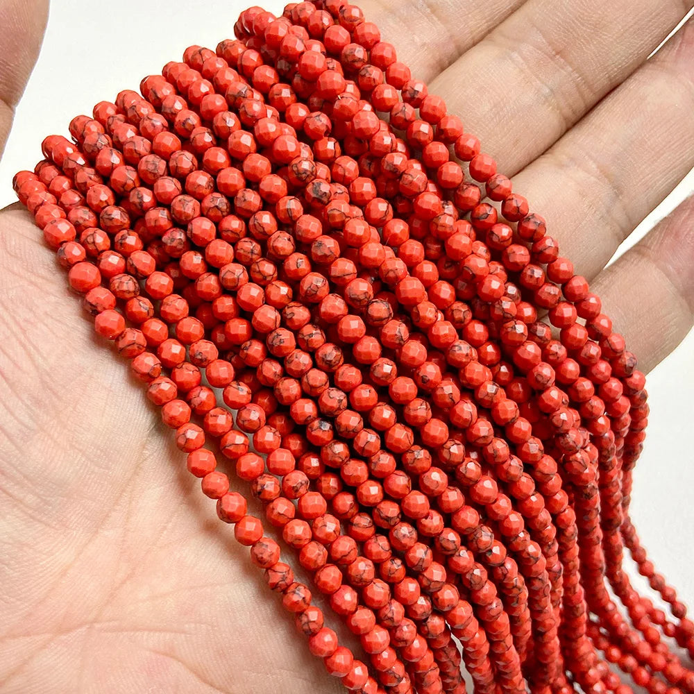 Natural Rose Pink Red Quartz Crystal Stone Beads 2 3 4mm Agates Chalcedony Morganite Rhodochrosite Gem Bead For Making Jewelry