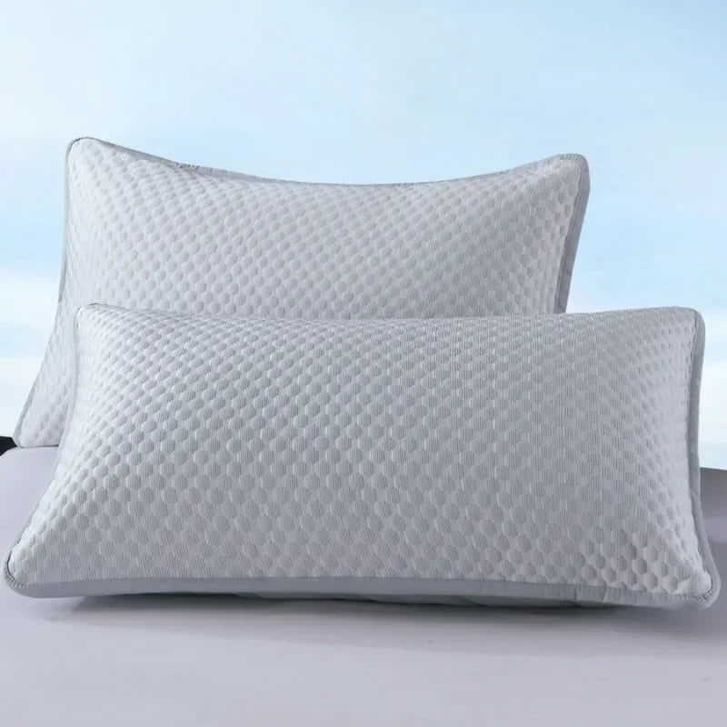 1-4PCS 48x74cm Ice Bean Pillowcase Summer Cooling Solid Color Cool Touch Fabric Washable for Air Conditioning Room