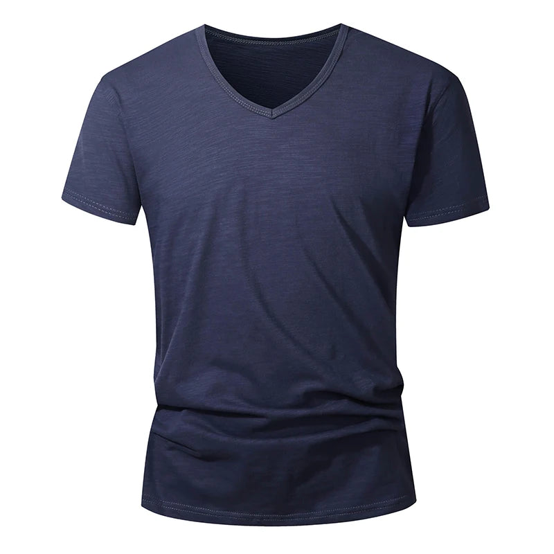 100% Cotton Men T-shirt Summer Short Sleeve Tops Tee Black White Male Clothing Soft High Quality Homme Tshirt Casual T Shirt Men
