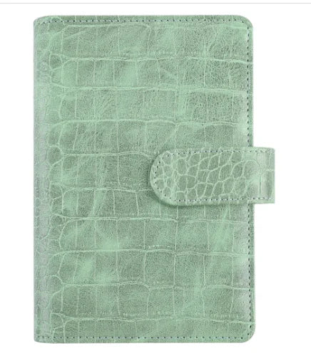 New Color A5A6 Crocodile Pattern DIY Binder Notebook Cover Diary Agenda Planner Paper Cover School Stationery