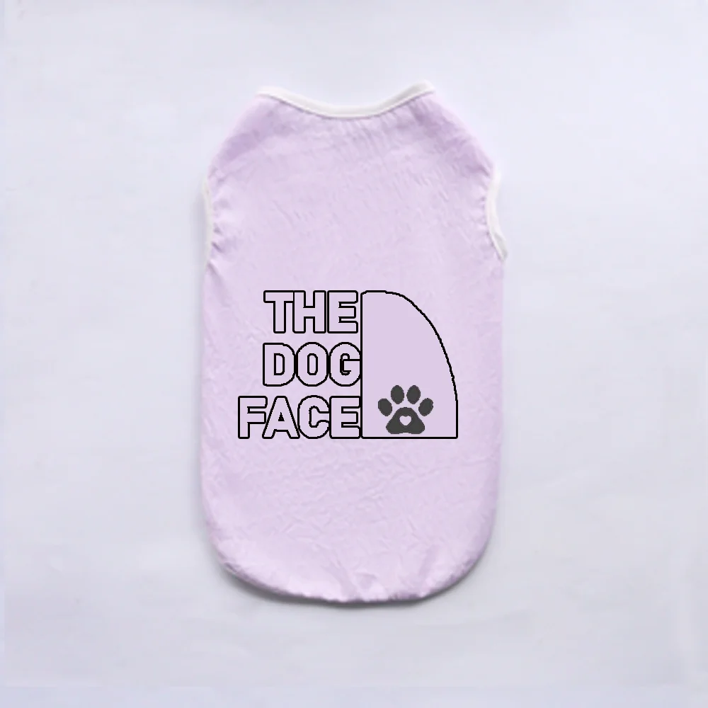 1 Pc Pet Summer Mesh Vest Cute Print Breathable Dog & Cat Clothes Ultra-Thin Cooling Sleeveless T-Shirt for Chihuahua Teddy