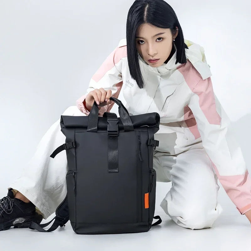 Unisex Fashionable Minimalist Large Capacity Waterproof Backpack Portable College School Bag Trendy Designer Backpack for Men
