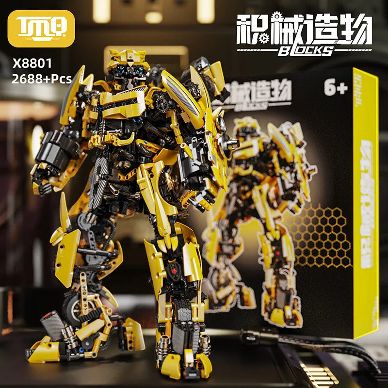 2688Pcs Technical High Quality Big Transformation Robot Building Blocks Robot Model Bricks Desktop Ornaments Toys Kids Gifts