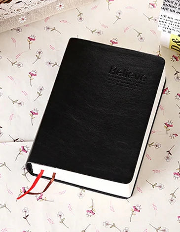Vintage Thick Leather Bible Notebook Blank Diary Book Retro Zakka Paper Journals Agenda Planner Notepad Stationery Gift Supplies
