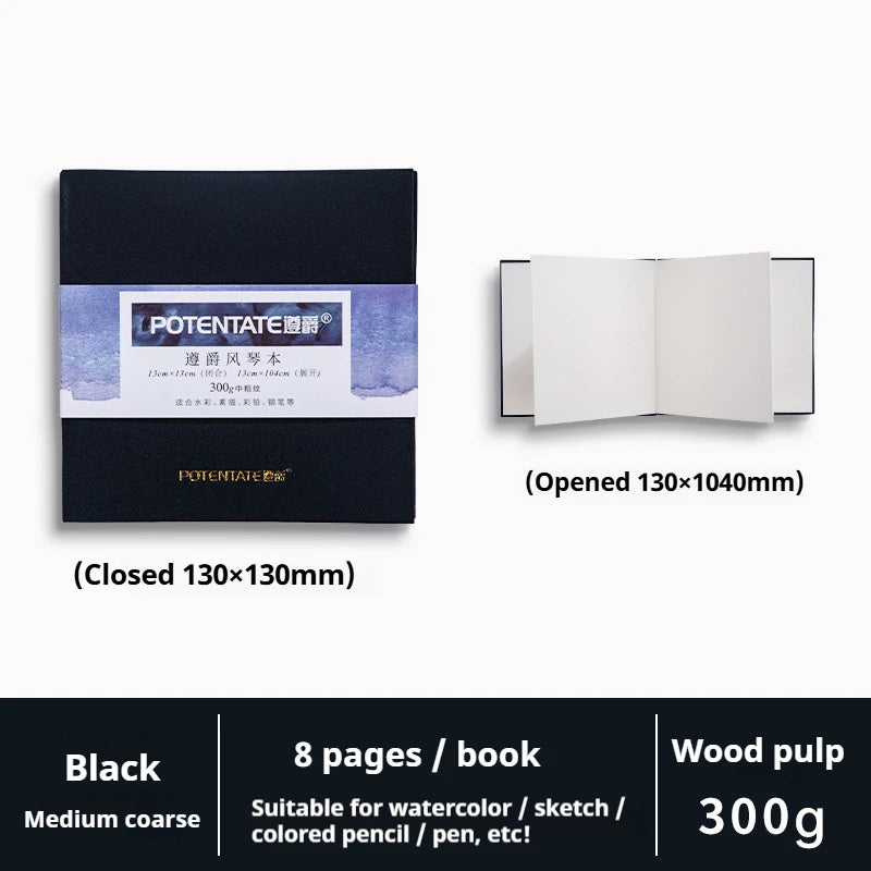 POTENTATE Watercolor 100% Cotton Paper Pad Watercolor Journal Drawing Book Hand Notebook Artists School Sketchbook Drawing Paper