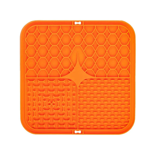 Pet Lick Silicone Mat Dogs Pet Slow Food Plate for Dog Bathing Distraction Silicone Dog Sucker Food Training Dog Feeder Supplies