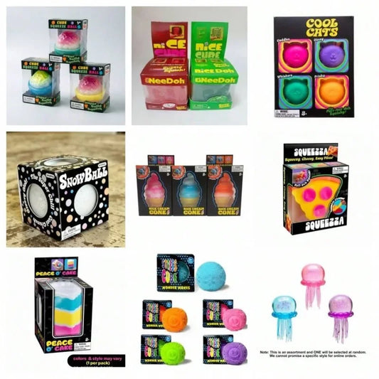 2026 Hot Cute Cube & Ocean Squishy Blind Box, Random Surprise Squeeze Toys, 1Pcs Guaranteed Lucky Stress Relief Fidget Toy Set
