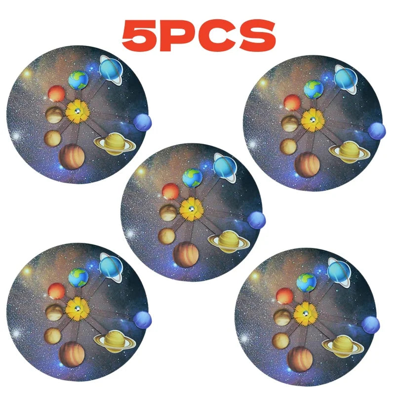 DIY Solar System Planet Model Science Experiment Toy Children's Education Toy Technology Experiment STEM Puzzle Planet