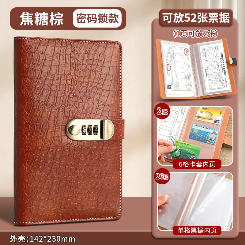 The Document Vault: A Locking Filing System for Bonds, Statements & Sensitive Papers Secure Financial Organizer with Lock