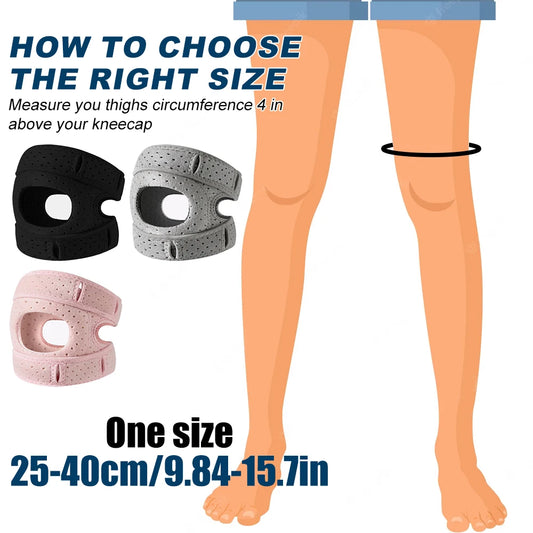 1PCS Knee Brace for Kids, Adjustable Knee Support for Meniscus Tear, Knee Pain, Arthritis, Injury Recovery, Running, Workout