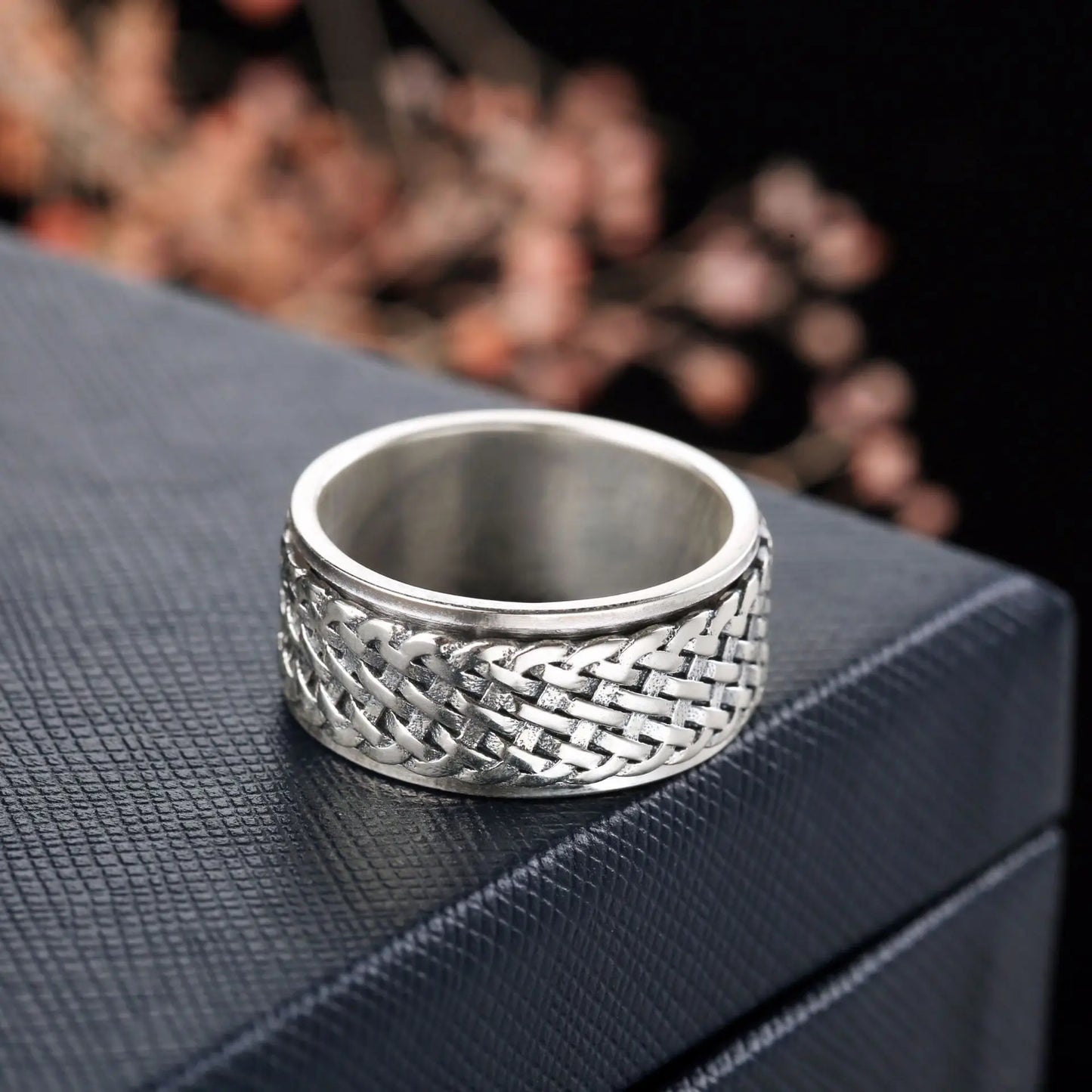 Handmade S925 Sterling Silver Rings Argent 925 Rings For Women Men Spinner Pure Silver Ring Solid Silver Jewelry Birthday Gifts