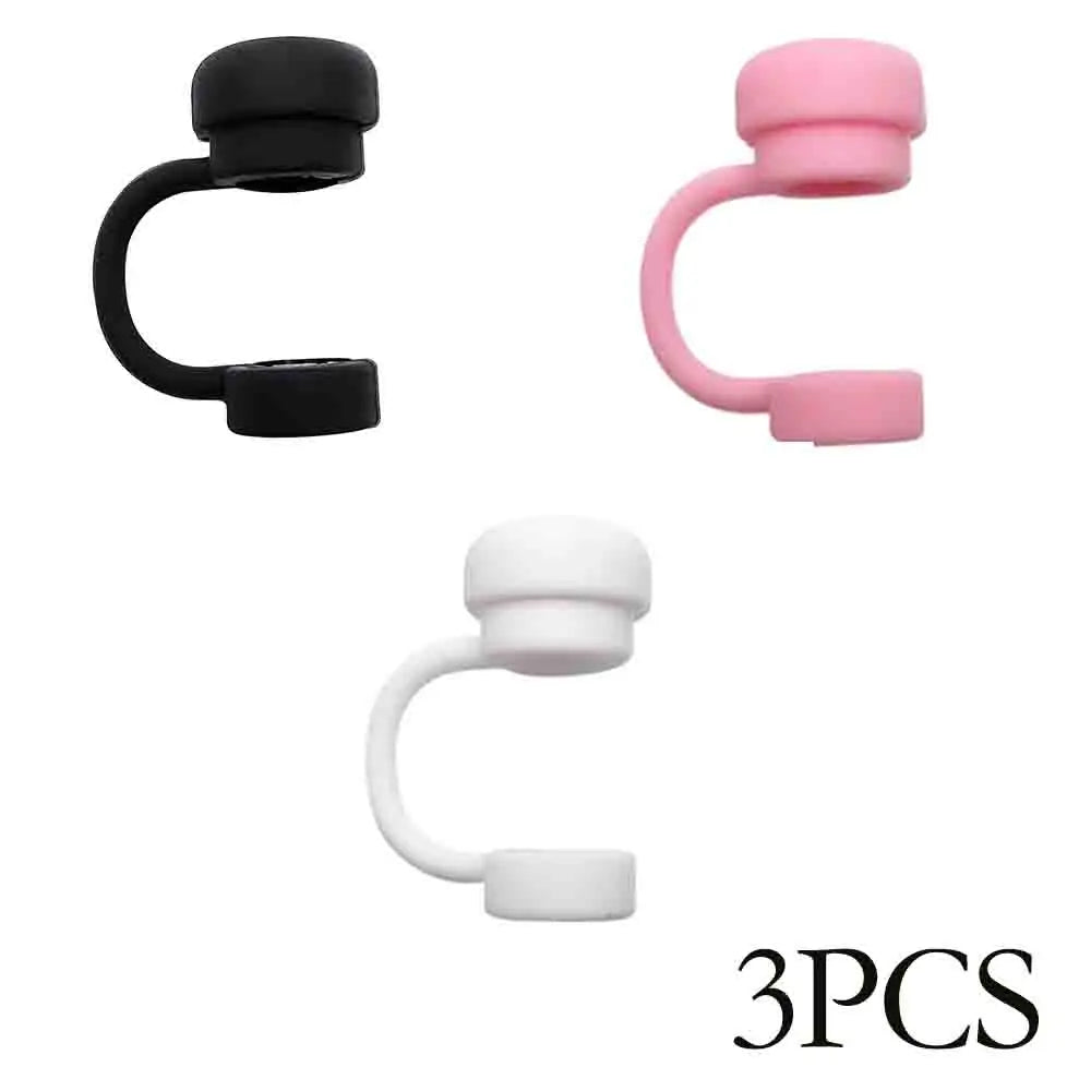 2026 Straw Covers Cap Reusable Silicone Straw Toppers For Stanley Cup Leak-Proof Dust Proof Straws Cover Tumbler Accessories