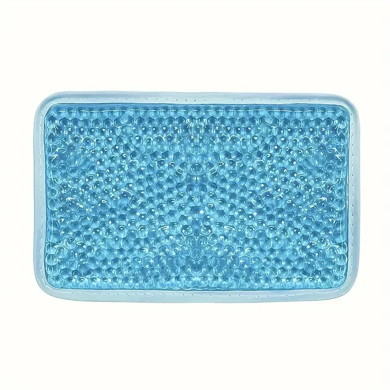 Reusable Square Gel Ice Pack | Hot & Cold Compress for Muscle Pain | Soft Flexible & Durable | Summer Cooling Relief Pad