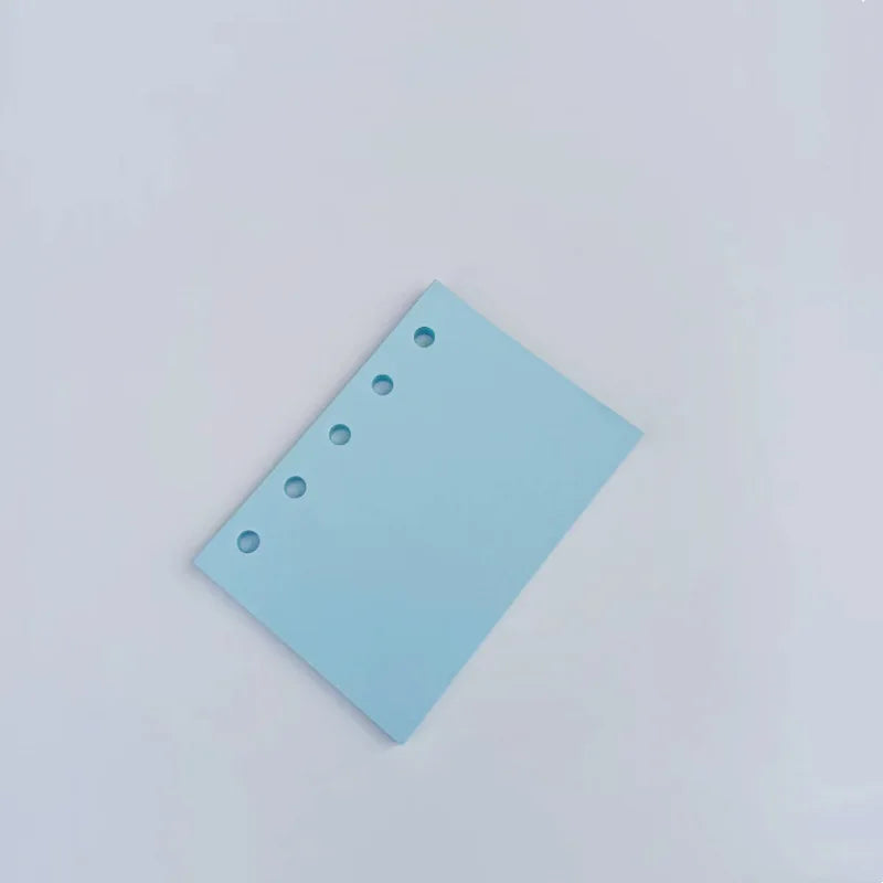 M5 5 Holes 50Shhets Colorful Loose Leaf Notebook Refill Spiral Binder Inner Page To Do Line Dot Grid Inside Paper Stationery