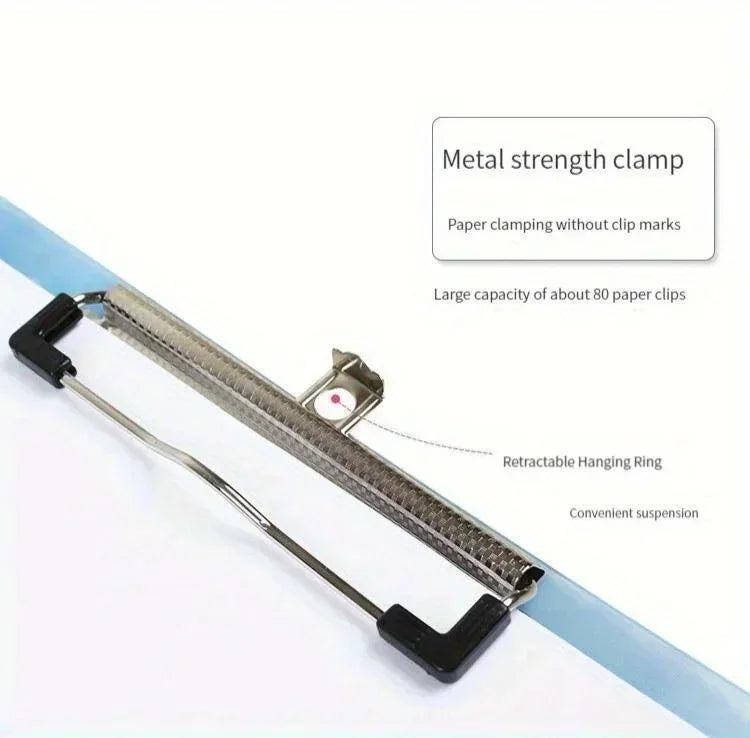 5Pcs A5 Clipboard Folder Writing Pad Holder Memo Clip Board File Clip Writing Clamps Kids Cute Stationery Office School Supplies