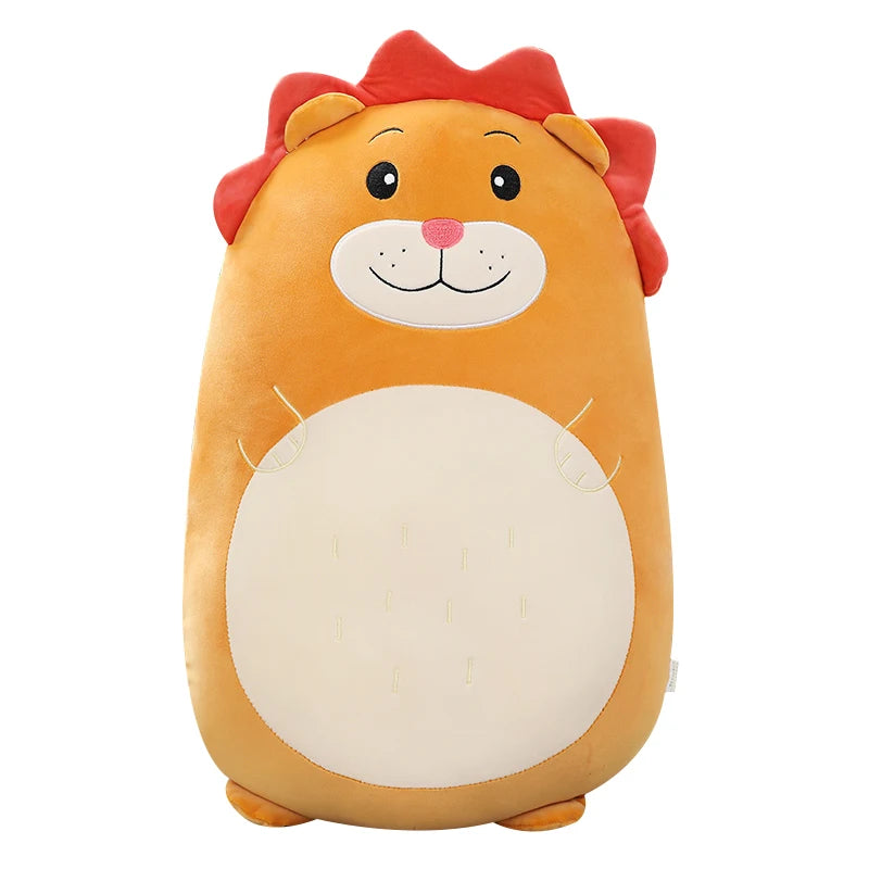 Squishy Toy Kawaii Animal Fat Dinosaur Shiba Inu Dog Pillow Plush Toys Cute Rabbit Dolls Bed Sleeping Cushion