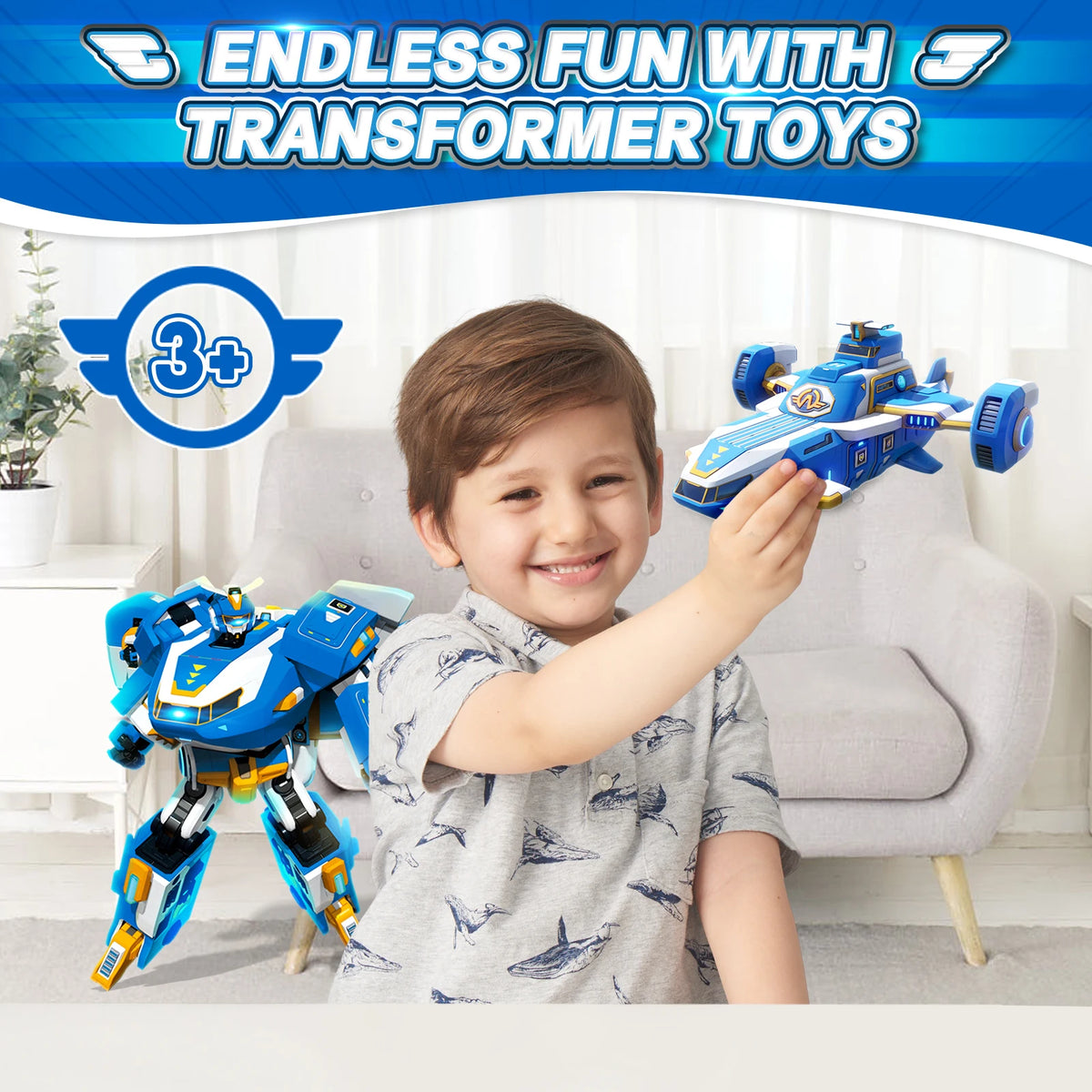 Super Wings Mini World Aircraft Robot 6 Inch 11 Steps to Transform from Aircraft into Robot Action Figures Anime Kid Toy Gift