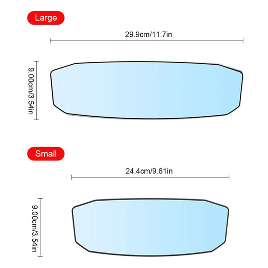 SEAMETAL Car Baby Mirrors Interior Rear View Mirror Wide Angle Convex Rearview Mirror Anti Glare Large Vision Auxiliary Monitor
