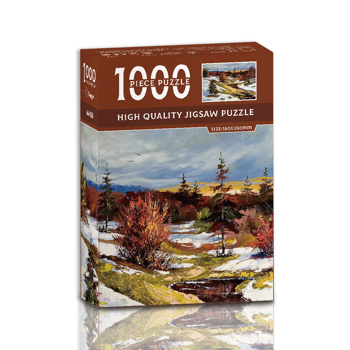 38*26cm Mini Jigsaw Puzzle 1000 Pieces for Adults Famous Oil Painting Van Gogh Puzzle Christmas Gift Toy Educational Toys