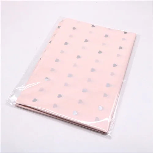 10pcs Gold Tissue Paper DIY Gift Wrapping Paper  Handmade Craft  Leopard Star Pattern  Floral Packaging Material Arts Supplies