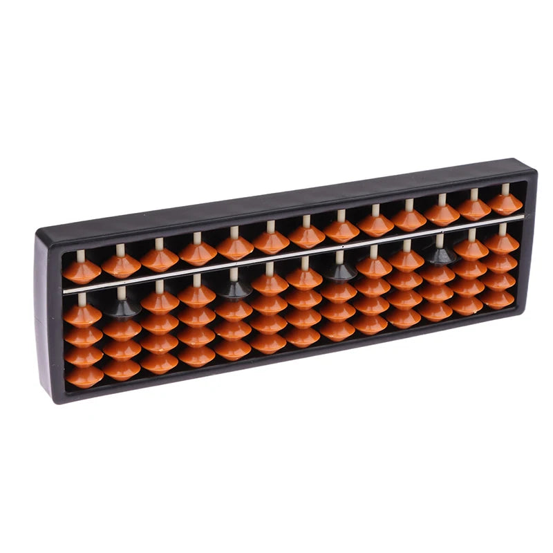 1PC Math Learning Tool For Children Portable Chinese 13 Digits Column Abacus Arithmetic Soroban Calculating Counting