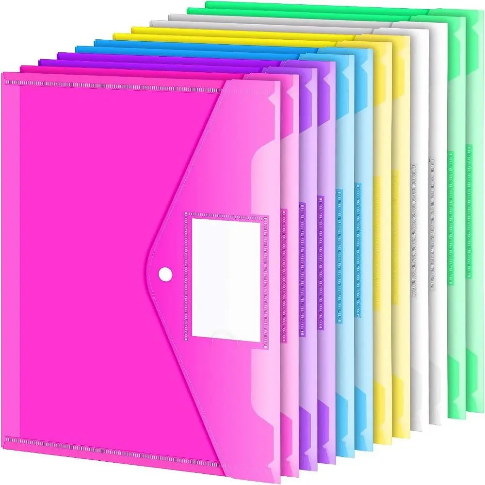 PP A4 Folder New Stationery Office School Supplies Document Paper Organizer Gift Storage Bag