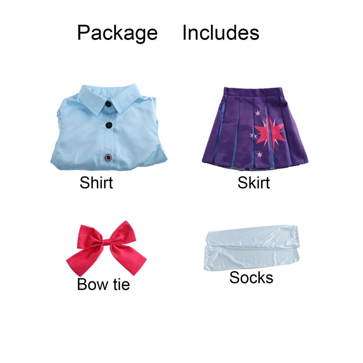 Twilight Sparkle Cosplay Costume for Women Adult Dress Summer Uniform Suit Halloween Outfit         2