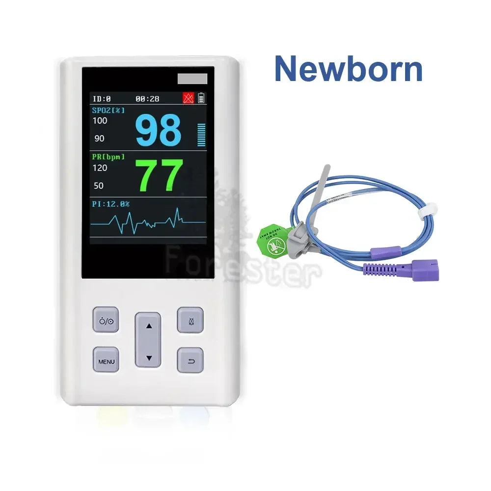 Portable Pulse Oximeter  for Heart Rate and  Saturation with Veterinary and Medical SPO2 with Memory