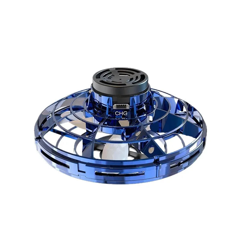Rechargeable LED Blue Rotating Hover Flying Ball Toy Magic Hand Controlled UFO Induction Levitation Ball Kids Boys Girls Indoor