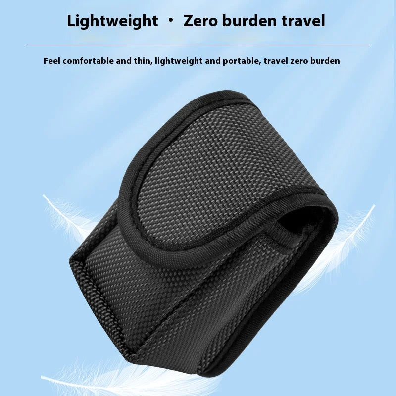 JUSTLANG Storage Bag For Oximeter Case Fingertip Pulse Oximeter Storage Protective Box Tool Bag Clamshell VELCRO
