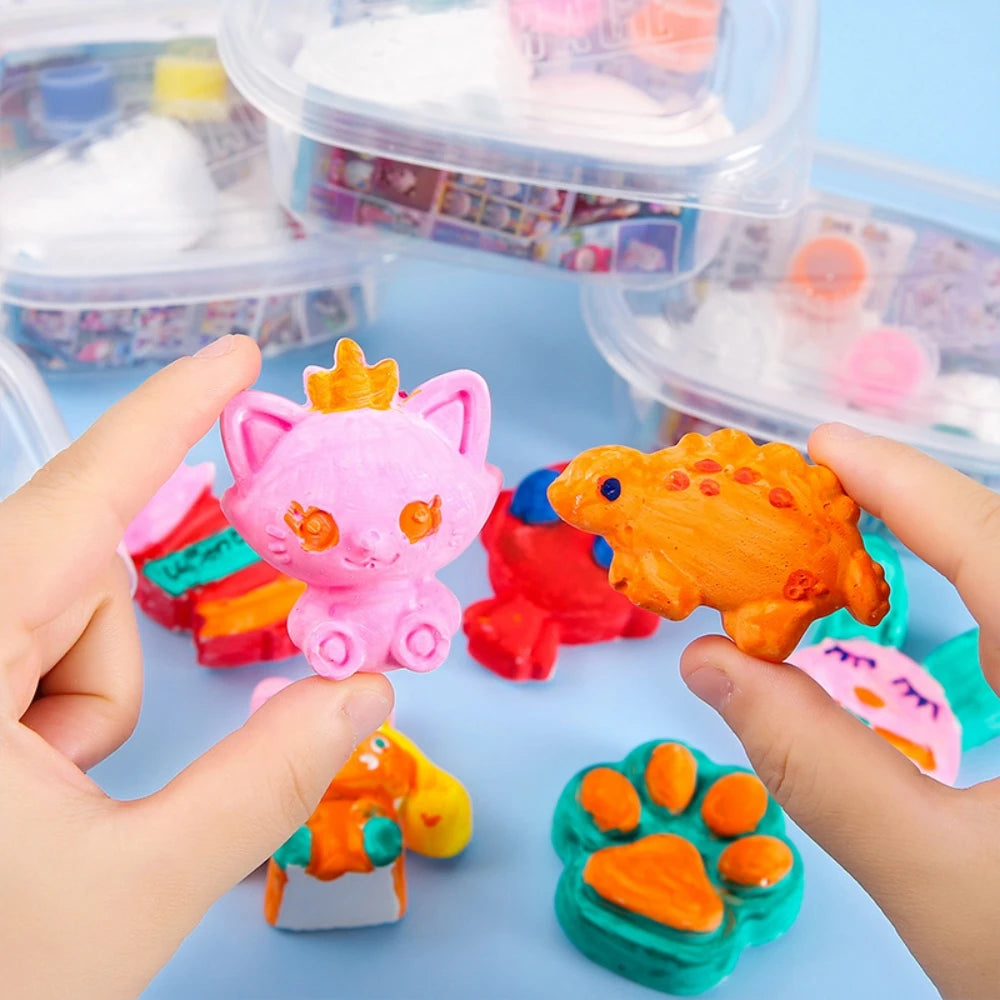 1/3/5 Pcs Fun Box DIY Graffiti Dolls for Children's Birthday Kindergarten Home Party Gift Pinata Gift Bag Treasure Box Filling