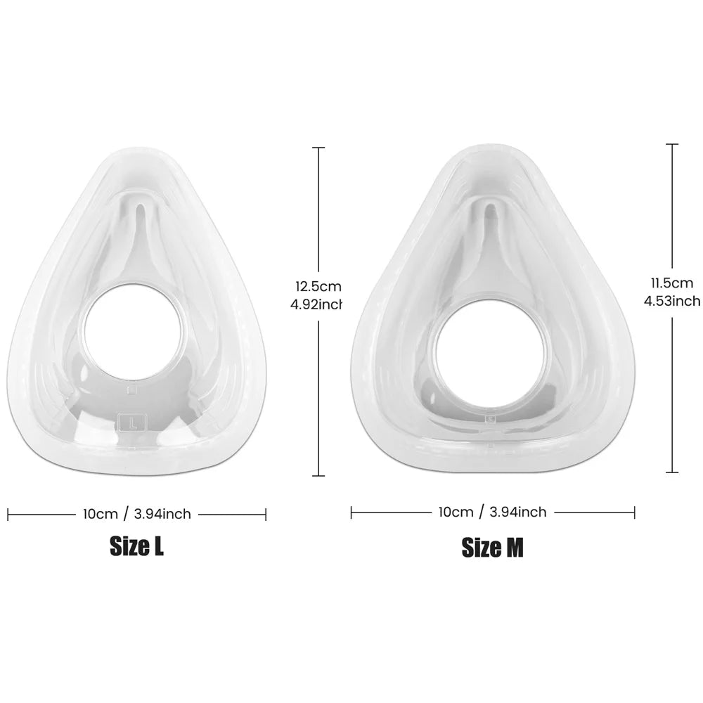 2/1pcs CPAP Mask AirFit F20 Masks Full Face Replacement Cushion, Reliable Seal & Softer Fit, Compatible with Resmed Airfit F20