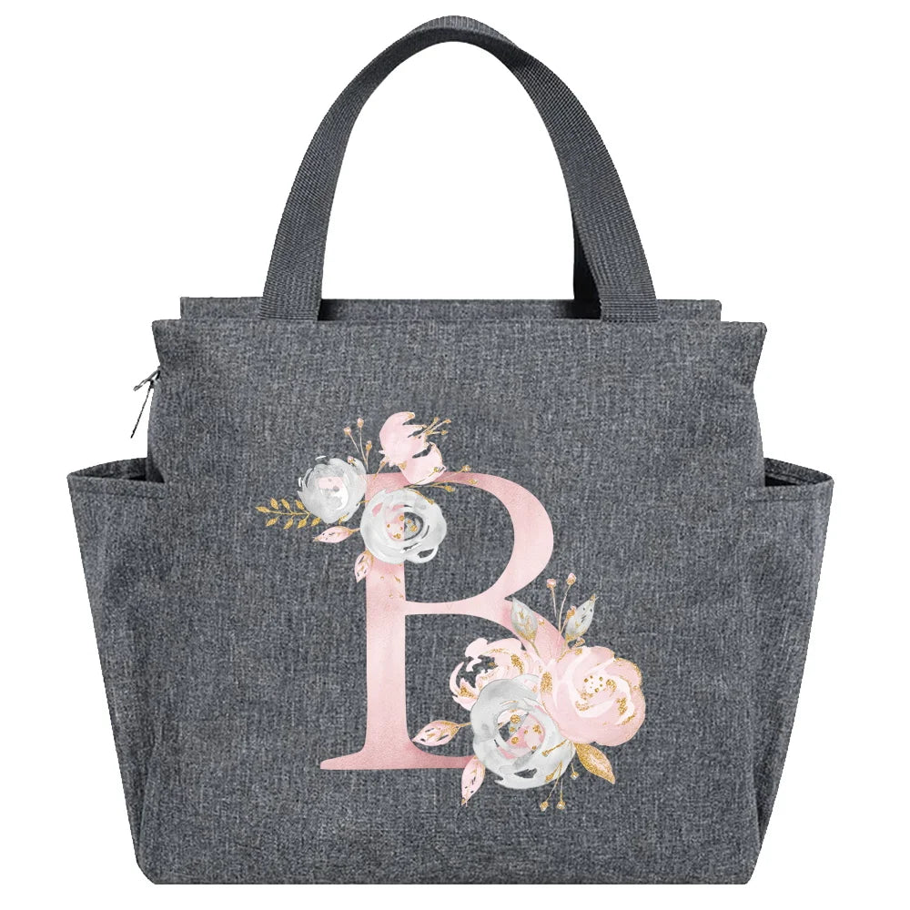 Insulated Lunch Bag  Cooler Lunch Box Portable Insulated Canvas Bento Pack Thermal Food Picnic Rice Bag For Women Kids