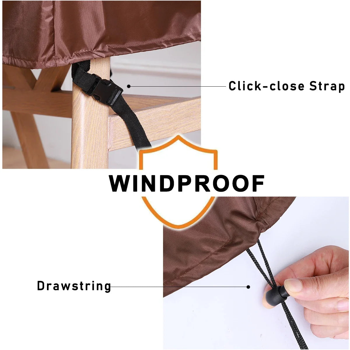 HEAVY DUTY Outdoor Garden Furniture Cover for Sofa Table Chair Patio Waterproof Wind-Proof Anti-UV Against Rain Snow