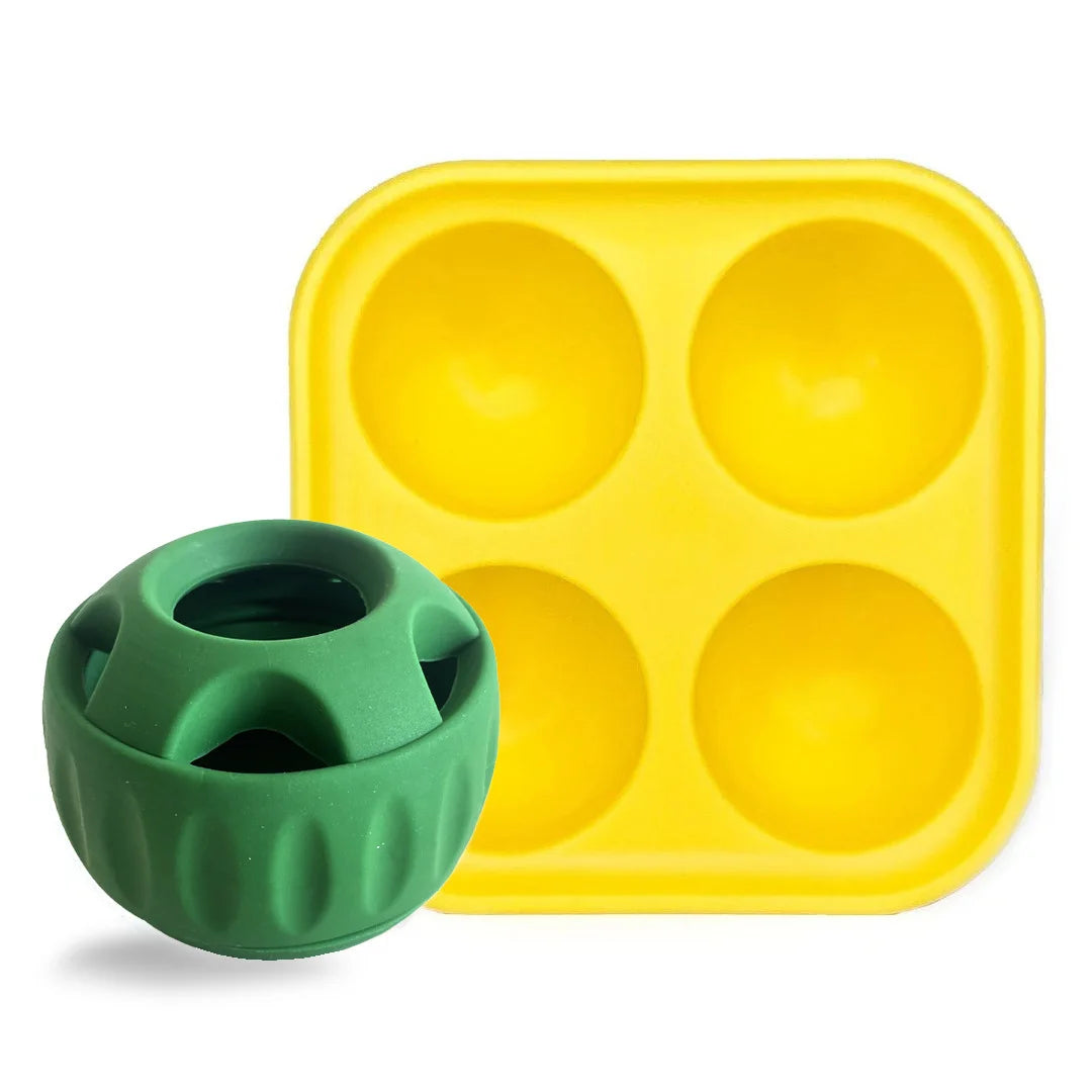 Chew Proof Interactive Dog Toys Silicone Pupsicle Mold Enrichment Frozen Treat Maker Summer Cooling Boredom Solver Large Breed