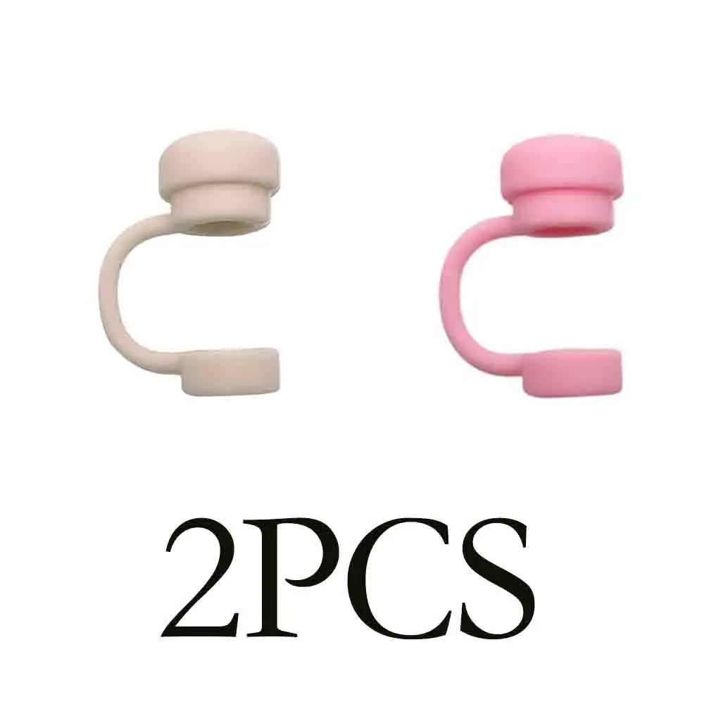 2026 Straw Covers Cap Reusable Silicone Straw Toppers For Stanley Cup Leak-Proof Dust Proof Straws Cover Tumbler Accessories