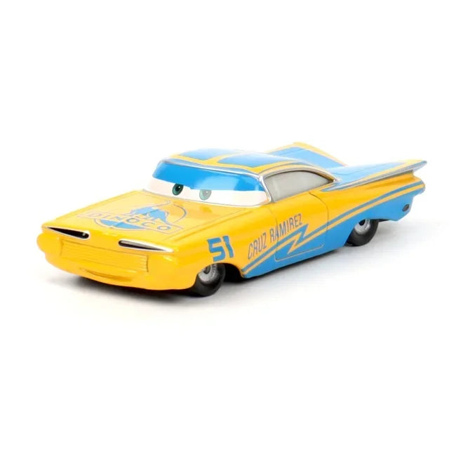 Disney Pixar Cars Toys racing Lightning McQueen Jackson Storm The King Mater 1:55 Diecast Metal Alloy Model Car Kid Gift