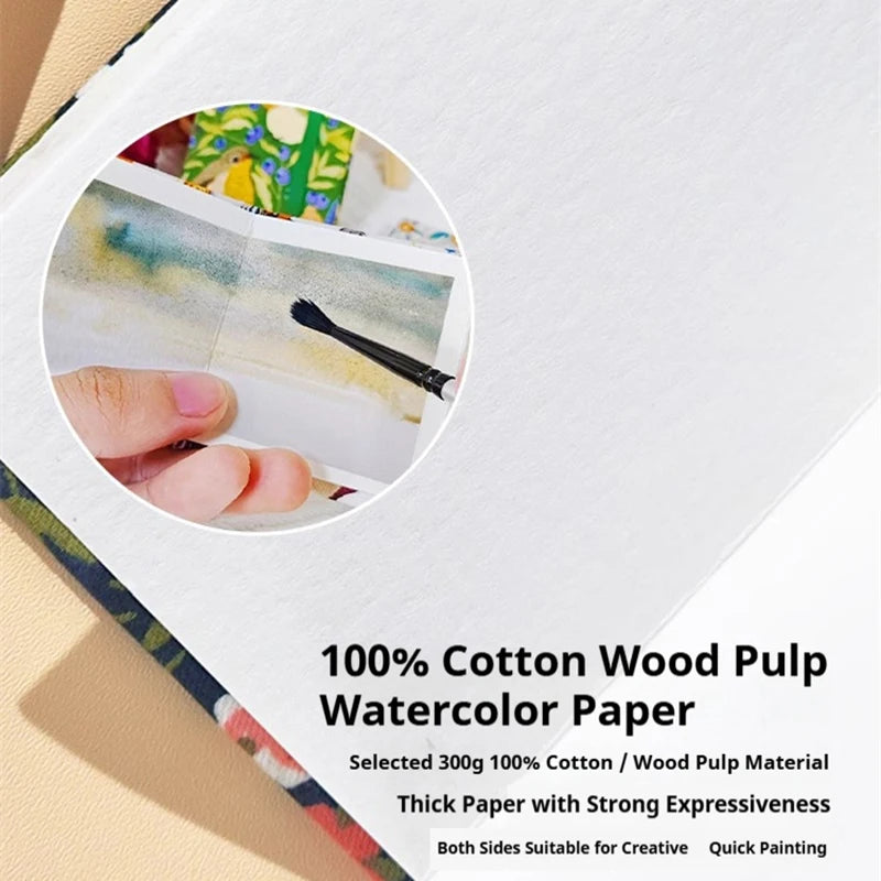 POTENTATE Watercolor 100% Cotton Paper Pad Watercolor Journal Drawing Book Hand Notebook Artists School Sketchbook Drawing Paper