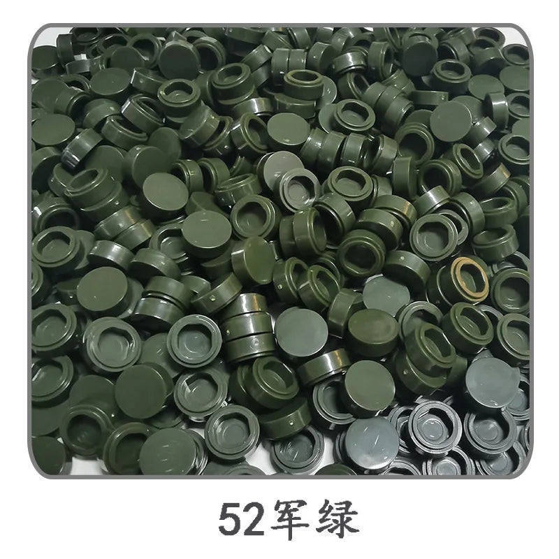 500pcs 1x1 Round  98138 Pixel Art Remix Building Block Toy Mosaic Drawing Series
