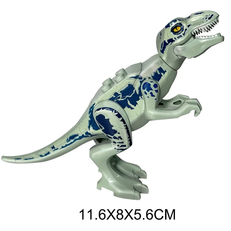 Jurassic Dino World Large Dinosaurs Figures Bricks Building Blocks Velociraptor T-Rex Triceratops Indominus Rex Toys For Kids