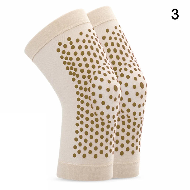 1 Pair New Self Heating Support Knee Pads Knee Brace Warm for Arthritis Joint Pain Relief Injury Recovery Knee Massager
