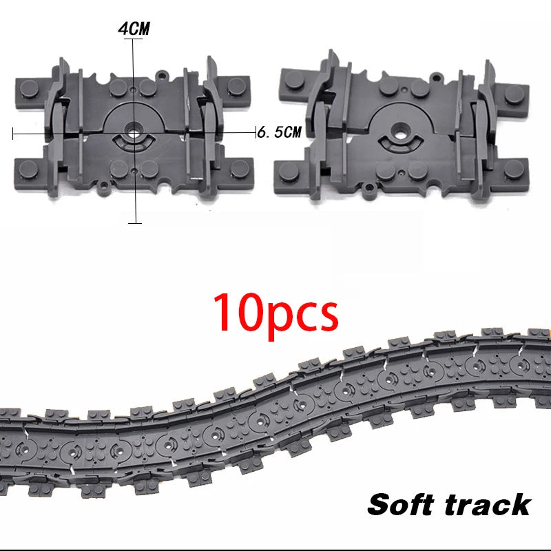 NEW City Trains Flexible Tracks Soft Straight Curved Rails Switch Building Block Creative Models Railways Toys For Kids Gifts