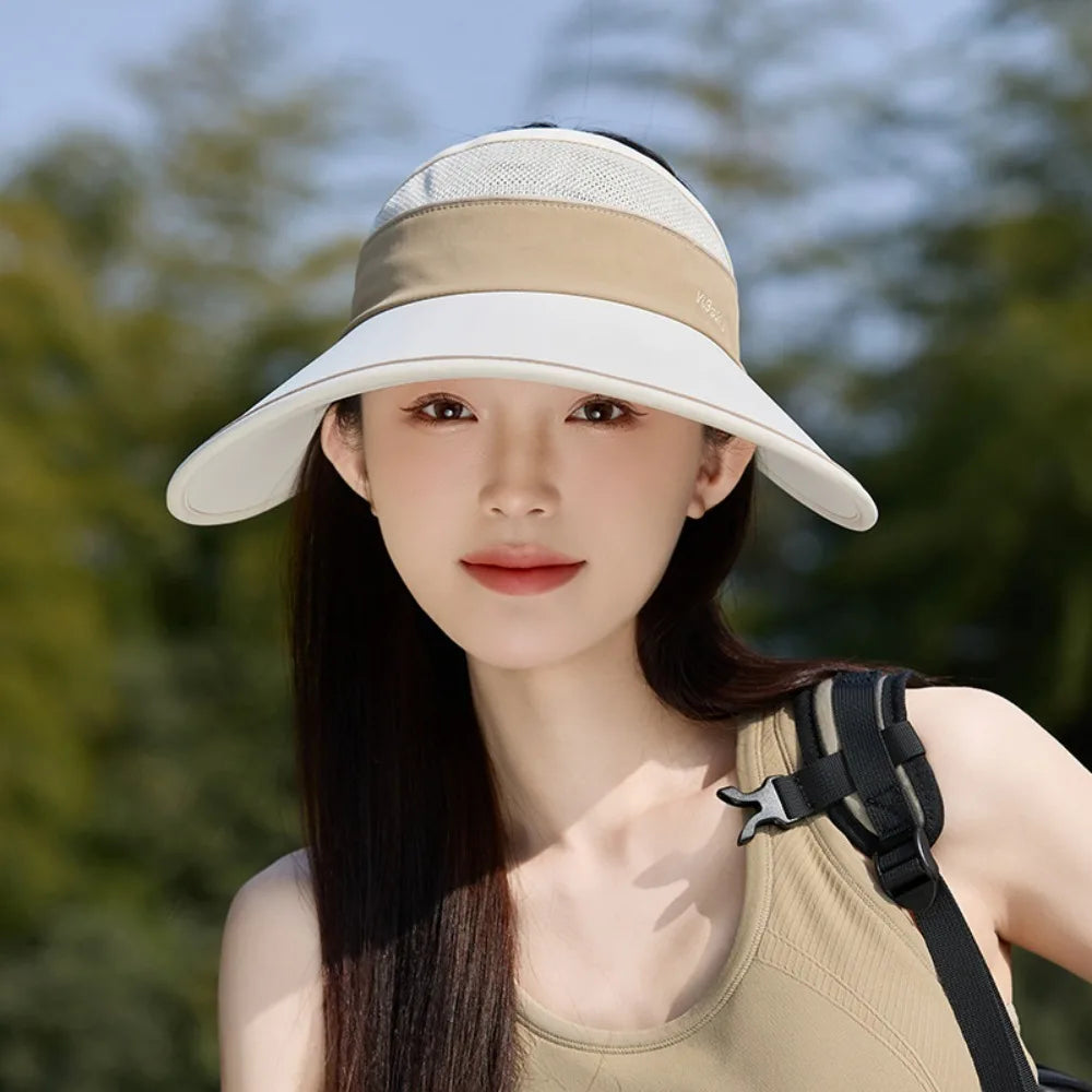 Women’s Cooling Open Sun Hat Extra Large Wide Brim UPF50+ UV Protection Outdoor Essential for Ladies