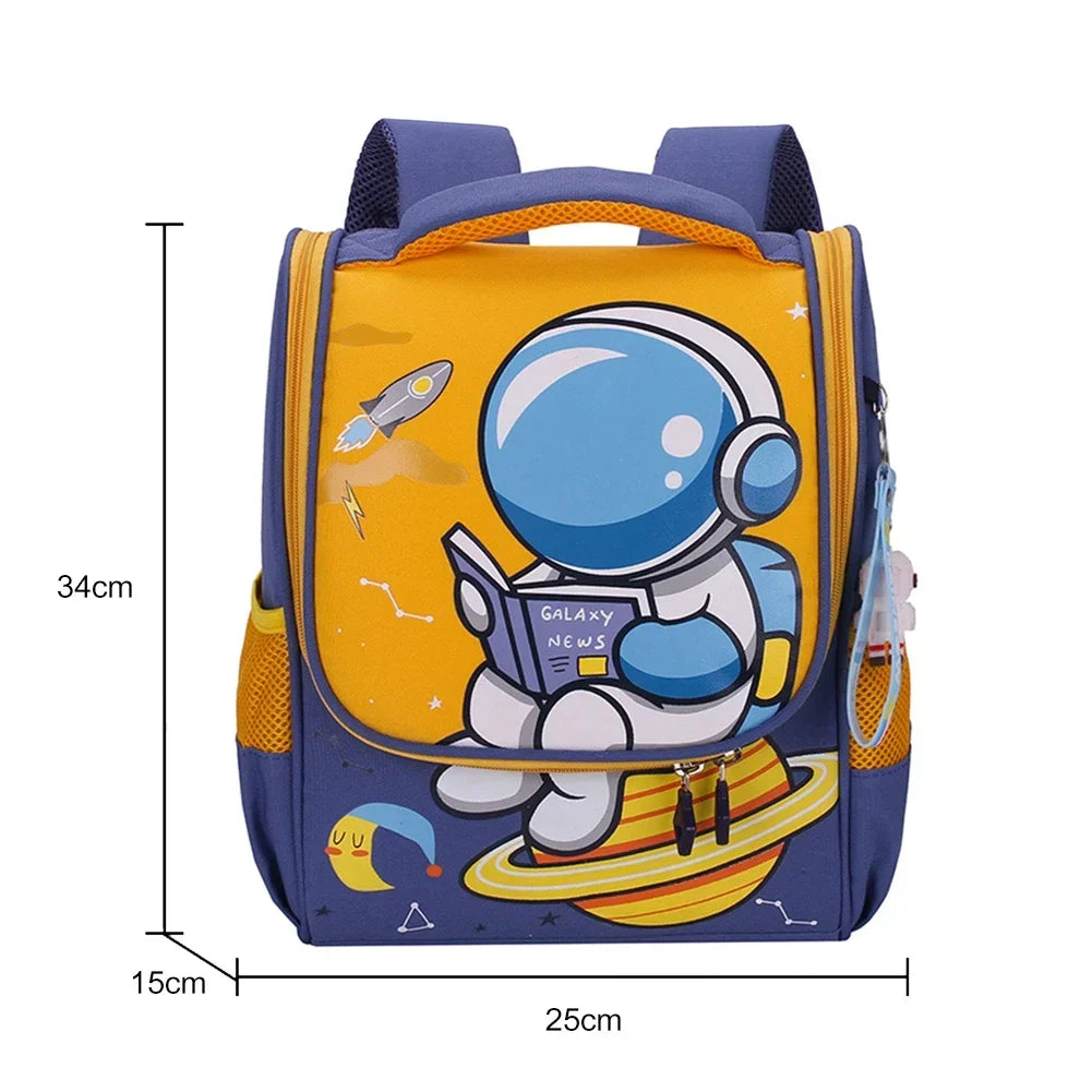 Boy Backpack Boys Astronaut Kindergarten Children‘s Backpacks Student Schoolbag Gift Cartoon Backpack Knapsack Grade 1-9