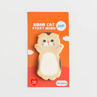Korean Stationery Kawaii Cartoon Cat Sticky Memo Post Pad Marker It Note Planner Stickers Cute Office Supplies School Supplies